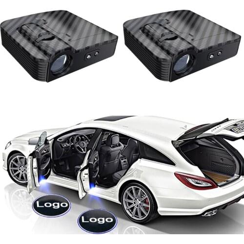1pcs Wireless Car Door Led Logo Welcome Laser Projector Ghost Shadow Night Light Car Door LED Decorative Lamp Car Accessories