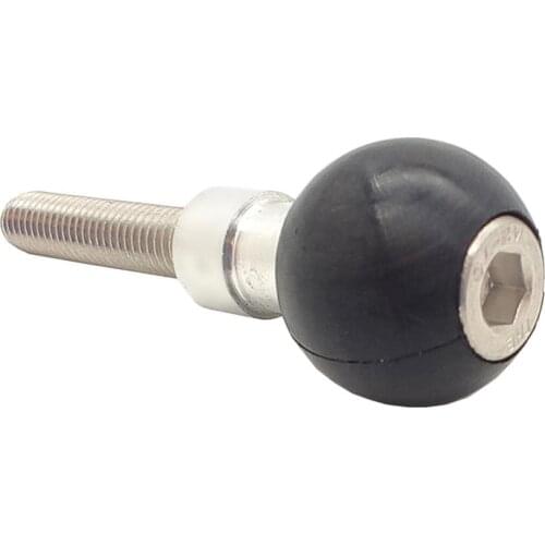 M8 Bolt 55 60 65mm Motorcycle Handlebar Clamp Base 304 Stainless Steel Inner Hexagon Screw with Ball for Camera Bracket