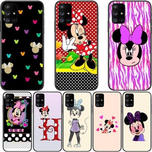 Minnie Mouse Story Phone Case Hull For Samsung Galaxy A50 A51 A20 A71 A70 A40 A30 A31 A80 E 5G S Black Shell Art Cell Cove