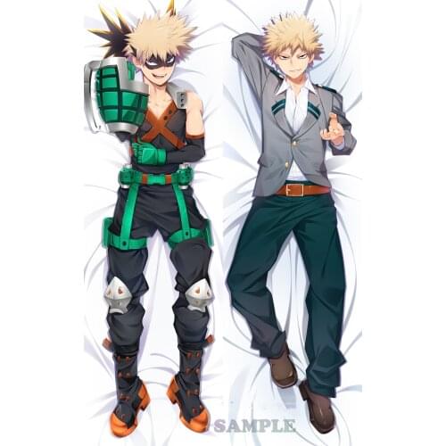 Body Pillowcase Bakugou Katsuki cosplay Dakimakura Pillow Case Hugging Body Prop