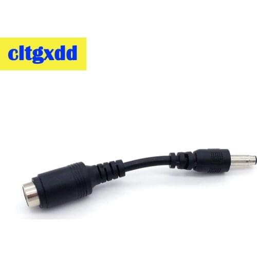 Cltgxdd 1pcs dc convertor connector dc power cable 7.4*5.0 female jack to 4.8*1.7mm male plug bullet tip for hp notebook