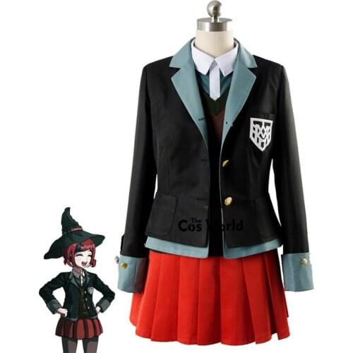 Danganronpa V3: Killing Harmony Yumeno Himiko Uniform Dress Outfit Games Cosplay Costumes