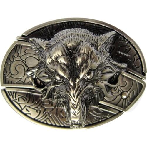 Punk Metal Cool Belt Buckles For Man Fashion Tiger Dragon Wolf Vulture Eagle Skull Undead Ghost Poker Buckle for Belt 3.8cm