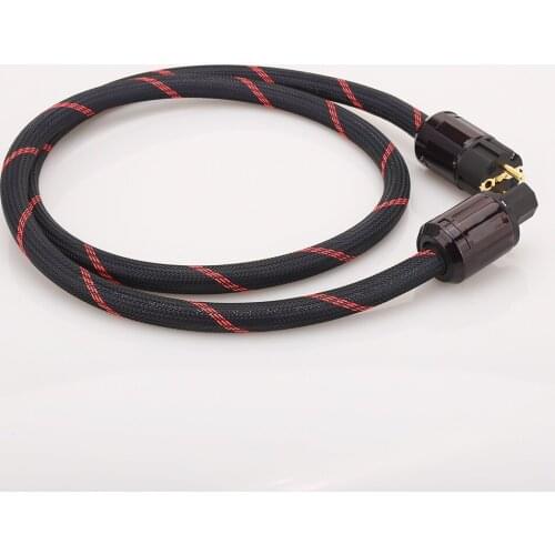 Hifi Audio 1.5M Supper Pure Copper Multi Conductor power cable with P-004/P-004E US EU Plug