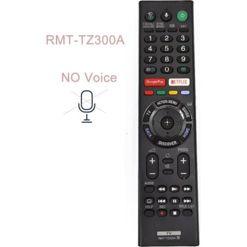 NEW RMT-TZ300A Remote Control Replacemnet for SONY LED TV No voice function With BLU-RAY 3D GooglePlay NETFLIX free shipping