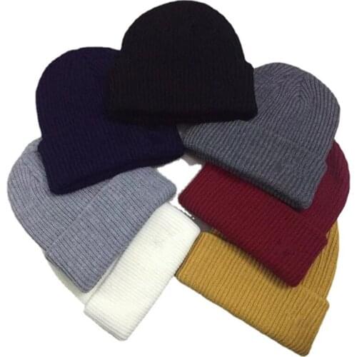 Men And Women Couples Woolen Hats Outdoor Sports Hats Autumn And Winter Warmth Knit Casual Fashion Hats