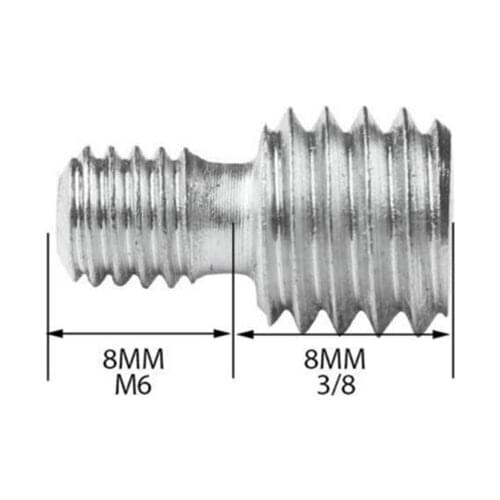 M6 to UNC 3/8“ Camera Conversion Screw for Tripod Ball Head Quick Release Plate