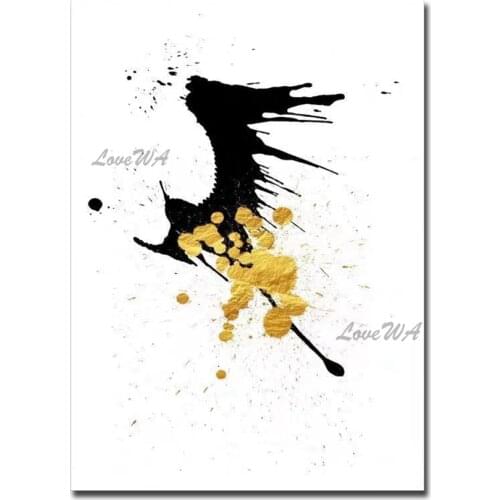100% Hand-painted Oil Painting Abstract Black And White Artwork Wall Paintings Handmade Painting Wall Art Home Decoration Piece