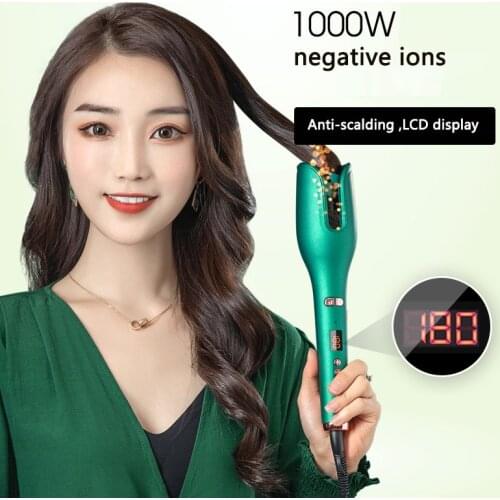 New style rose curler flower tube spiral lazy curling iron automatic heating large curling wave hairdresser
