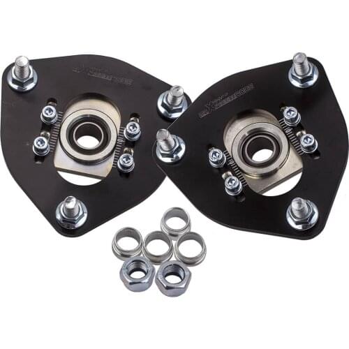 2x For Nissan S13 S14 Silvia 180SX 200SX 240SX Coilover Camber Plates Top Mount