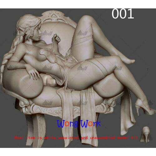 Wong Work Unpainted 1/6 Scale 21cmH 1/8 16cmH 3D Printing Unassembled Garage Kits GK Model Kit Figure Statue TTG-210708-9