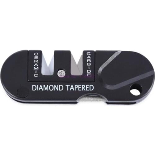 100pcs Sharpener Diamond Tool Camp Hike Tungsten Ceramic Sharpen Fish Hook Pocket Carbide Knife Whetstone outdoor Portable