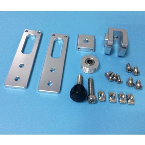 2020 aluminum profile X-axis synchronous belt stretch Tronxy X3 straightening tensioner 3d printer