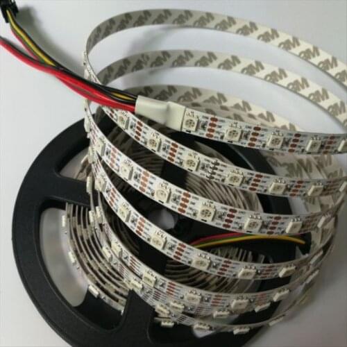 5mX New arrive 12V digital GS8208 RGB full color addressable led flexible strip dream color programmable led strip free shipping