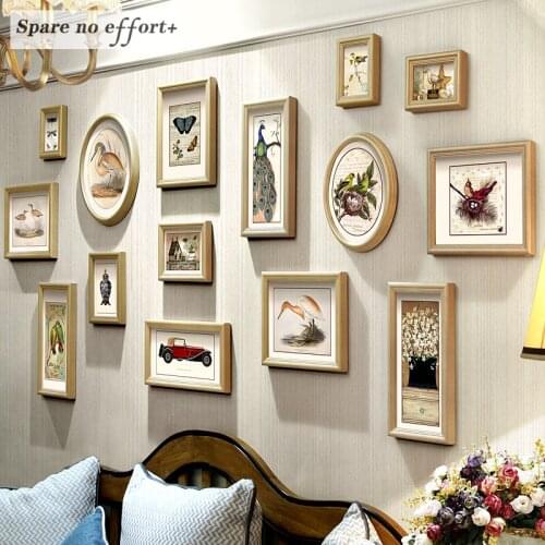 Marcos De Fotos Photo Frame High Quality Cheap Photo Frame 15 Pieces/Set Wooden Home Decor