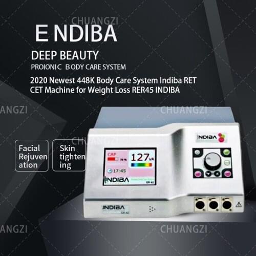 Spain Indiba RET CET 2 In 1 Fat Removal Fat Dissolving Proionic System High Frequency Heating Diathermy RF Injury Treatment