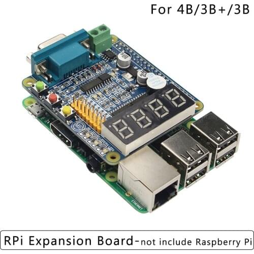 Raspberry Pi GPIO Expension Board GPIO-232 LED Nixie Tube 485 232 UART Keys Multifunction GPIO Extension Board Raspberry Pi 4B/3