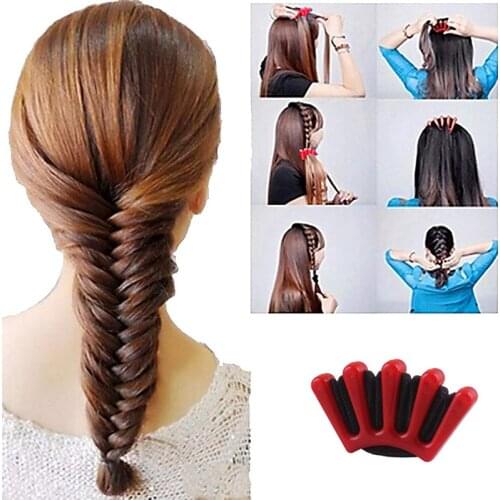 Multi Style Fashion DIY Hair Styling Tools Donut Hair Maker Braiding Hair Accessories Women Twist Hair Clip Disk Pull Hairpins