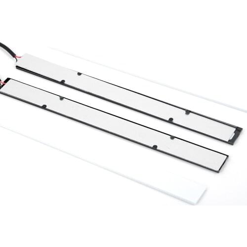 Set Car LED Lights Waterproof 12V 17cm Accessories COB DRL Parts RED Replacement