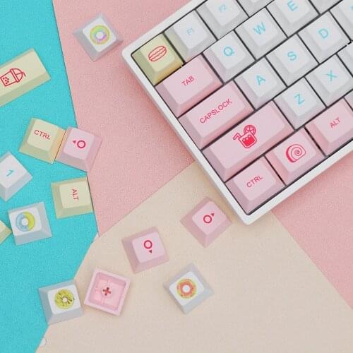 Epomaker Macaron PBT Similar 146 keys XDA profile/112 Keys Cherry Profile Keycaps Set DIY Mechnical Keyboard