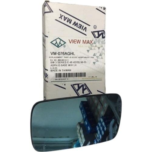VİEW MAX - Door Mirror Glass - Left (for BMW:E46) (OEM No:51168119724)