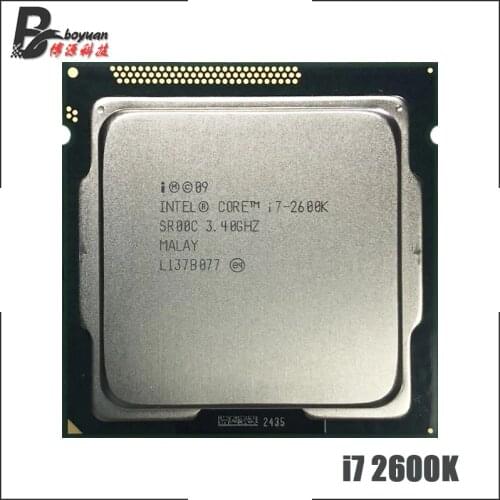 Intel Core i7-2600K i7 2600K 3.4 GHz Quad-Core CPU Processor 8M 95W LGA 1155