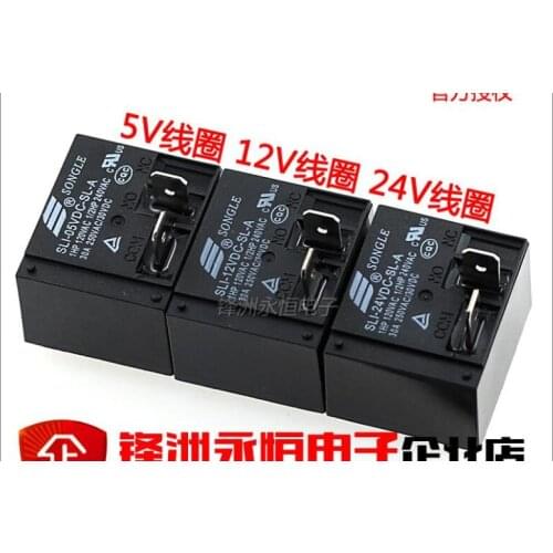 Relay SLI-05VDC-SL-A SLI-12VDC-SL-A SLI-24VDC-SL-A T93 a group of normally open 4PIN 30A 2160