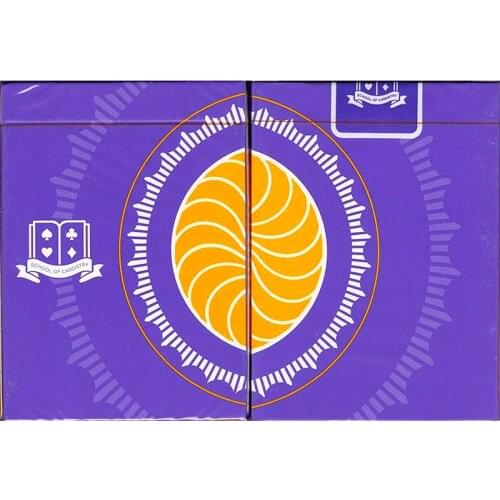 School of Cardistry v4 Playing Cards Poker Size Deck Edo Huang Custom Limited New Sealed Magic Props