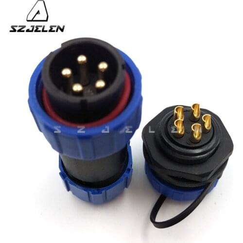 SP2110/SY2112, 5pin Waterproof cable wire connectors , 5 pin male female wire connector, automotive electrical plug sockets