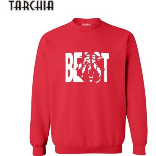 Free Shipping TARCHIA Autumn New Long Sweatshirts Male Hoodies And Sweatshirts 3D Beast Printed Crewneck Sweatshirts Tops