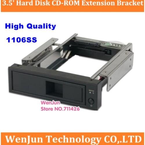 New 1106SS 3.5' 3.5 inch Hard Disk CD-ROM bit extension bracket 3.5inch SATA HDD extraction Decimation box --1pcs/lot