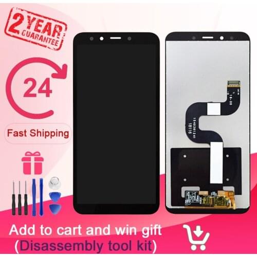 5.99'' For Xiaomi Mi 6x LCD Display Touch Screen for Xiaomi Mi A2 Digiziter Assembly Mi6X Screen Replacement Phone Part+Tool
