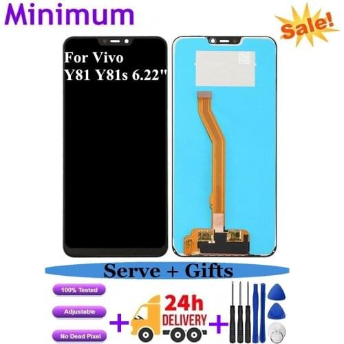 For Vivo Y81 Y81s Y83 Y83A Y83s 6.22" LCD Display Touch Screen Tested Digitizer Assembly Replacement LCDs + Tools