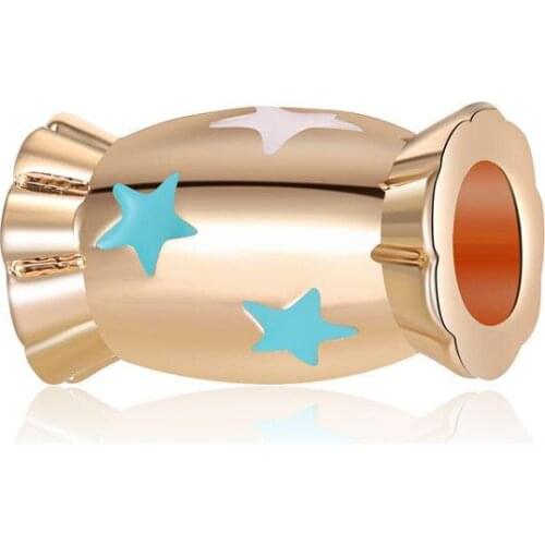 1Pcs New Cute Candy Pendant DIY Beads Suitable for Original Pandora Charm Bracelet Ladies Jewelry Making Gifts