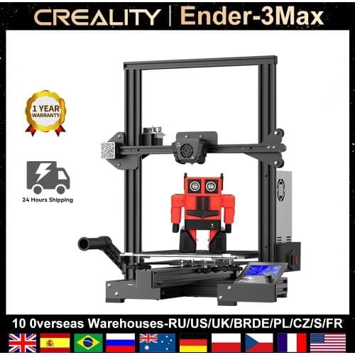 Creality Ender-3 Max 3D Printer 300x300x340MM Printing Updated Silent TMC2208 Smart Filament Sensor Resume Detection Printer Kit
