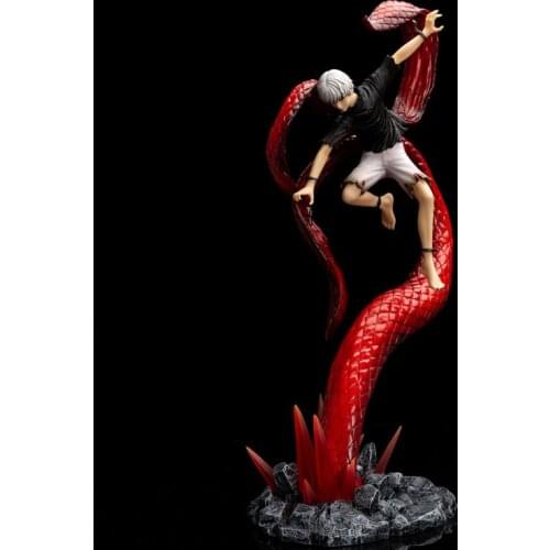 43cm Tokyo Ghoul Anime Figure Kaneki Ken Touka Kirishima PVC Action Figure Kaneki Ken Awakening Figurine Collectible Model Toys