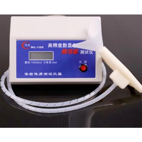 Automctic Digital Electronic Spirometer 4 Bits Hd Lcd Screen Clinic Or Home With 20Pcs Disposable Mouthpiece