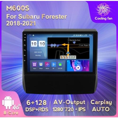 RDS DSP Android 11 Car GPS Radio Multimedia 1280*720 IPS 5GHz WI-FI For Subaru Forester 2018-2021 WI-FI View Camera NO DVD 2DIN