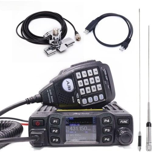 For AnyTone AT-778UV Dual Band Transceiver mini Mobile Radio VHF:136-174 UHF:400-480MHz Two Way and Amateur Radio Walkie Talkie
