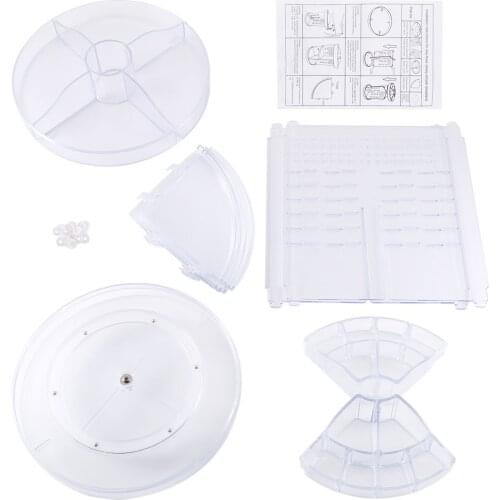 To Store Accessories Easy Access Product 360 Rotating Acrylic Makeup Organiser Storage Cosmetics Holder Rack Stand Case