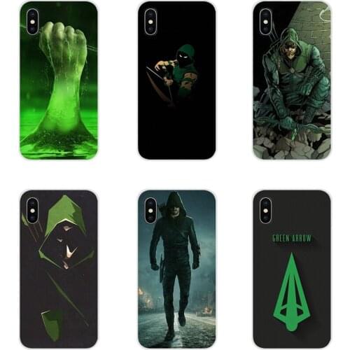 For HTC One U11 U12 X9 M7 M8 A9 M9 M10 E9 Plus Desire 630 530 626 628 816 820 830 Green Arrow Smart Transparent TPU Shell Covers