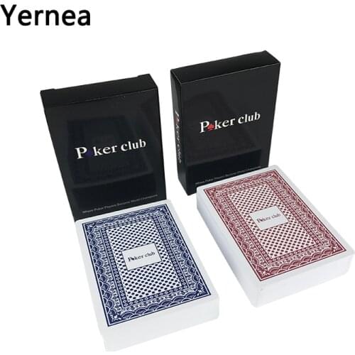 Playing Cards 4 Sets / Lot Pokers Smooth Waterproof Texas Hold'em Poker Club PVC Plastic Poker Card Game Pokers Entertainment
