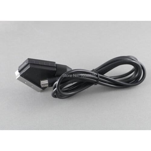 10pcs/lot RGB SCART CABLE for SEGA GENESIS 2 MEGA DRIVE 2 MEGADRIVE 2(1.8M)NTSC
