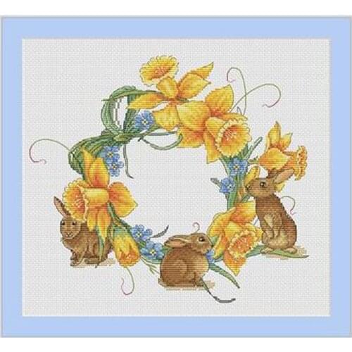 ZZ5372 For Needlework Kit NOT PRINTED Cross stich Painting Set Cross Stitch Kits Cross-stitch Embroidery Set Stitch Kits Cross
