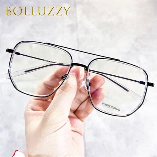 10pcs/lot Bue Light Blocking Glasses Men Women Anti Blue Light Glasses Game Computer Glasses Double Bridge Oversize Irregular