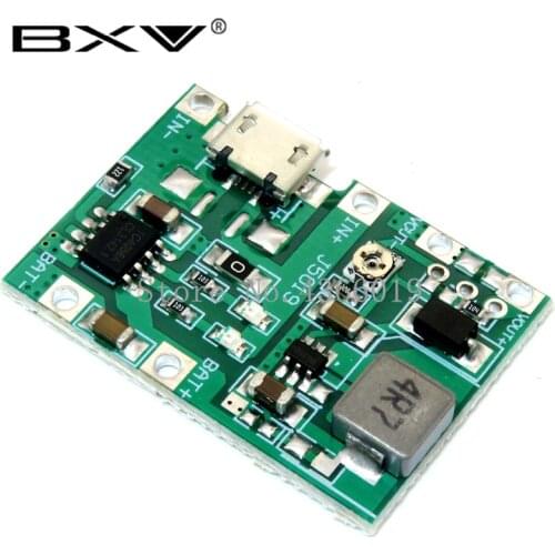 Lithium Li-ion 18650 3.7V 4.2V Battery Charger Board DC-DC Step Up Boost Module Integrated Circuits