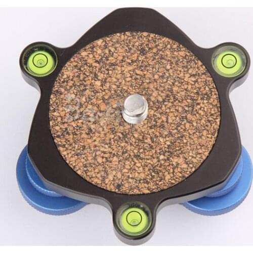 Full Metal Professional Gradienter Surveying Camera Tripod Head Measurement Leveler Level Regulator 3/8 Screw Mount Panoramic