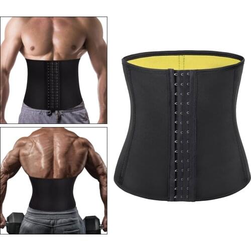 Waist Trimmer Belt, Mens Waist Trainer for & Back Support, Sweat Absorb Belt