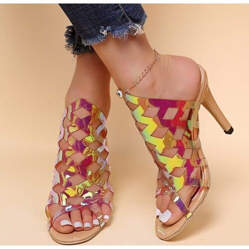 2021 Women Sandals Ladies High Heels Shoes Woman Slippers Open Toes Fashion Party Female Lady Heels Shoes Sandals For Women