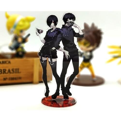 Love Thank You Tokyo Ghoul Kaneki Ken Kirishima Touka acrylic stand figure model plate holder cake topper ANIME japanese cool